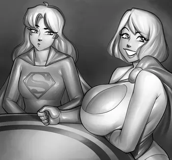 [pH] Supergirl & Powergirl manga cover