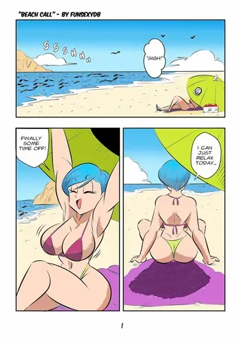 [FunnysexyDB] Beach call colorized manga cover