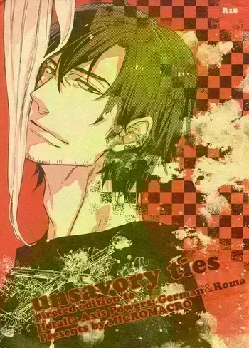 [MICROMACRO (Yamada Sakurako)] unsavory ties (Hetalia Axis Powers) [French] manga cover