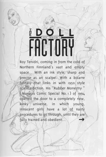 Roy Tenidri's The Doll Factory manga cover
