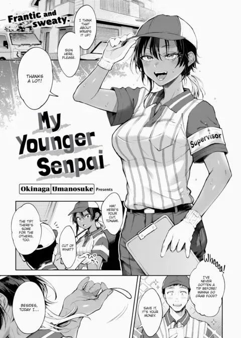 My Younger Senpai manga cover