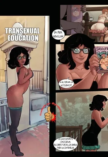 Educación transexual [Transexual education (Joël Jurion)] manga cover