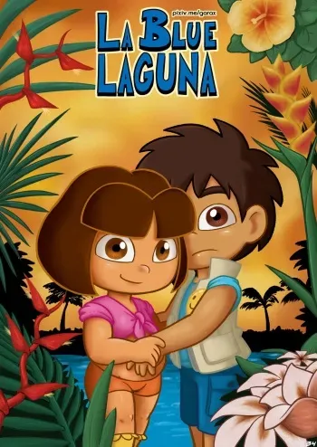 [Garabatoz] La Blue Laguna (Dora the Explorer) manga cover