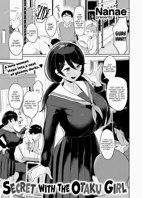 Secret With the Otaku Girl manga cover