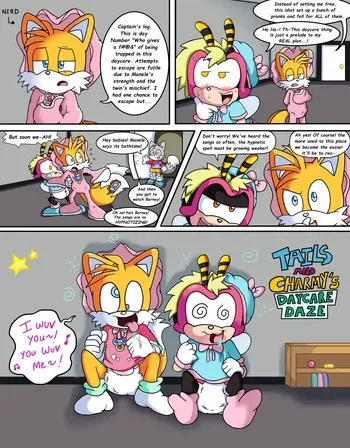 [SDCharm] Tails and Charmy's Daycare Daze! manga cover