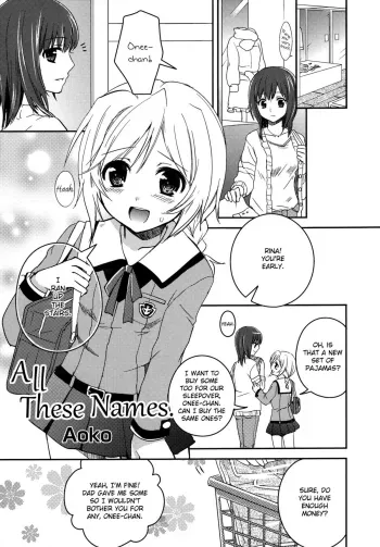 All These Names manga cover