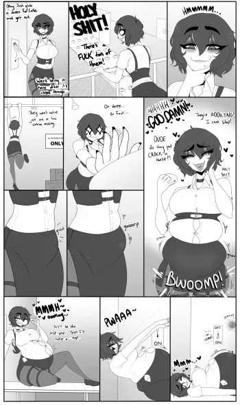 [Nyanillart] Vani in a donut factory manga cover