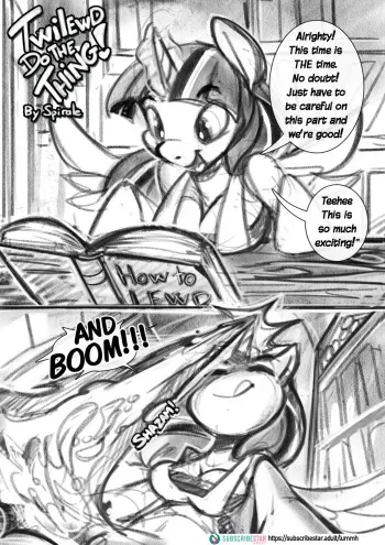 [Lummh] Twilewd, Do The Thing! (My Little Pony: Friendship is Magic) manga cover