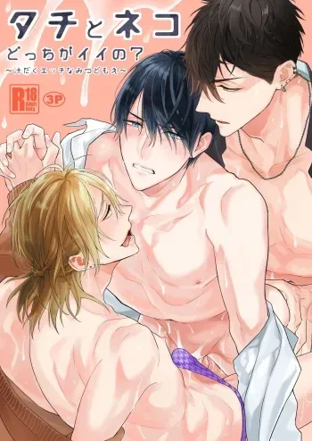Tachi to Neko Docchi ga Ii no? | Top or Bottom? ~Sweaty 3-Way Sex~ manga cover
