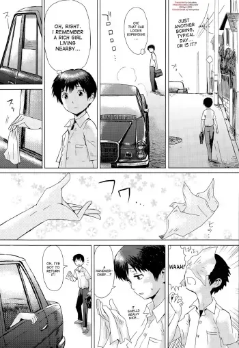 [Kuroiwa Menou] Reijou to Inu ~Doutei Kari~ | The Young Woman and her Dog - Virgin Hunt (Manga Bangaichi 2015-09) [English] [desudesu] manga cover