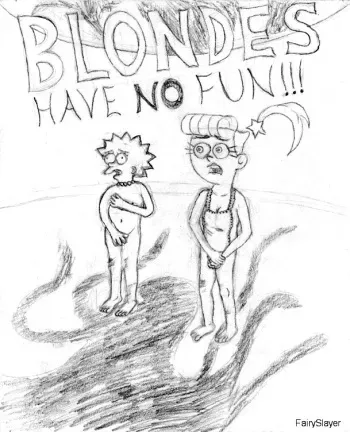 [FairySlayer] Blondes Have NO Fun (The Simpsons, The Fairly OddParents) manga cover