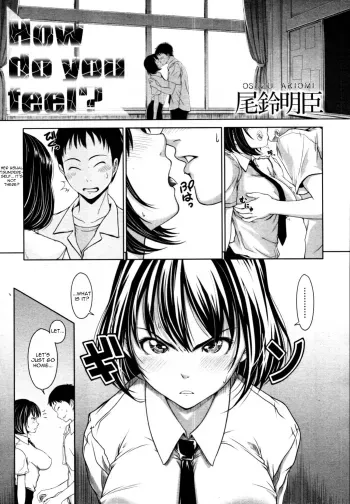 How Do You Feel? manga cover