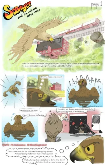 [MoistEagleVent] Sawyer and the Vulture Love Nest manga cover