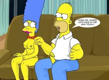 Marge Simpson Does Anal (The Simpsons) manga cover