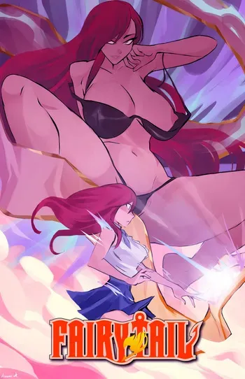 [TSFSingularity (AviaraArt)] One "Happy" Erza (Fairy Tail) manga cover