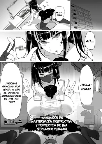 [puru] Futanari Namashu-chan no Hametsu Hentai Onanī Haishin｜La Transmisión Destructiva y Pervertida de una Streamer Futanari {Spanish} {EbisuTraslade - ACATLLL} manga cover
