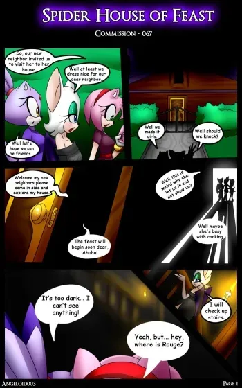 [Angeloid003] Spider House of Feast (Sonic The Hedgehog/Undertale) [English] manga cover