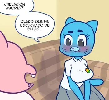 [Loshon] Nicole's New Friend (The Amazing World of Gumball) [Spanish] manga cover