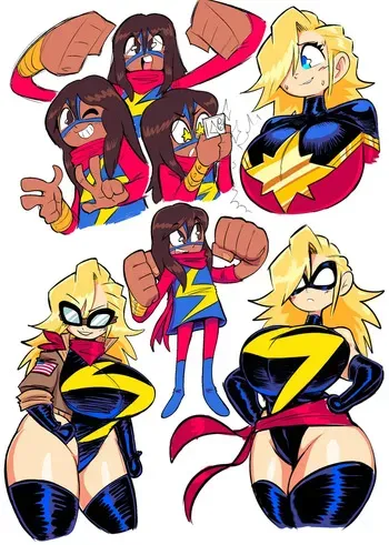 Comic book girls by Theguywhodrawsalot manga cover