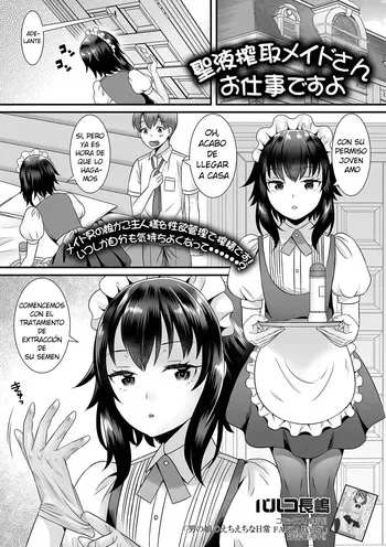 [Palco Nagashima] Seiki Sakushu Maid-san Oshigoto Desu Yo (Gekkan Web Otoko no Ko-llection! S Vol. 66) [Spanish] [Delnero] [Digital] manga cover