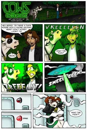 [Naga's Den (Darin Brown)] Cows Encounter manga cover