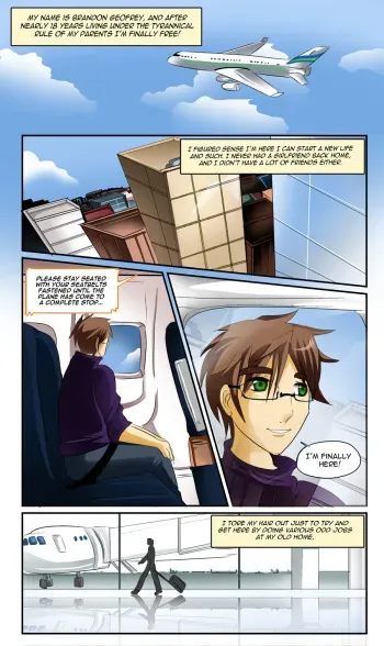 [LionheartXIII]Brandon in Maidsland=== ongoing manga cover