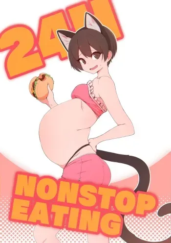 24H NONSTOP EATING. manga cover