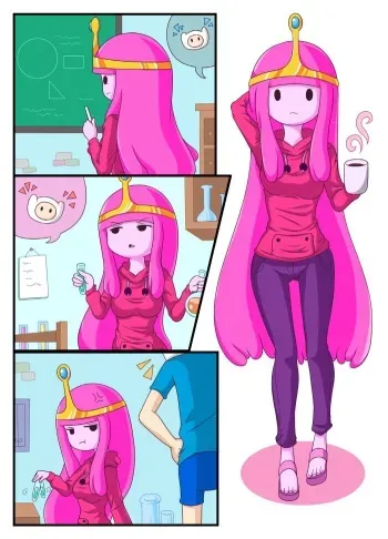 [WB] Adult Time Mini (Adventure Time) manga cover