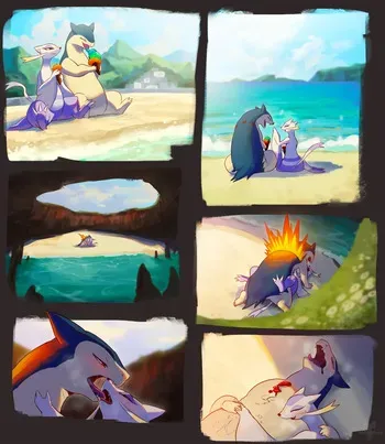[Tenebscuro] Typhlosion x Mienshao manga cover