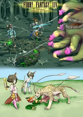 [Aogami] Furry Fantasy XIV Chapter 6 manga cover