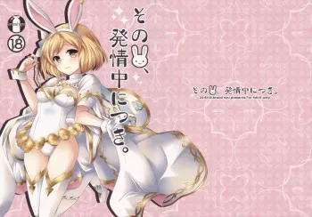 (CT28) [brand nyu (nyu)] Sono Usagi, Hatsujouchuu ni Tsuki. (Granblue Fantasy) manga cover