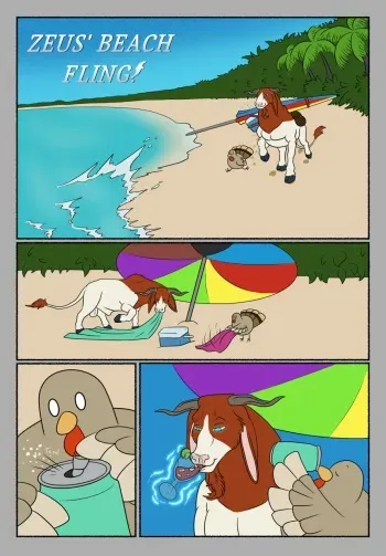 [BitterStrawberries] Zeus' Beach Fling! manga cover