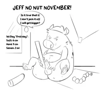 [TheWilldPink] Jeffrey Taggart No Nut November 2021 manga cover