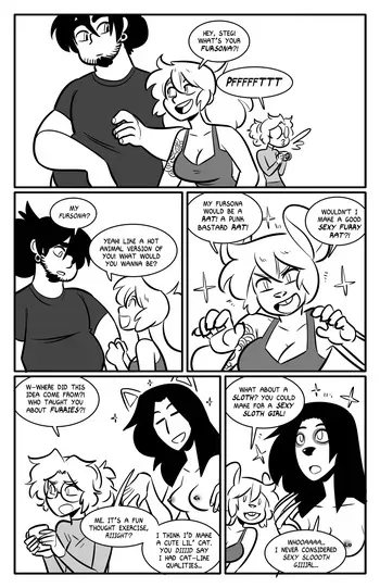 [Leslie Brown] A Fursonal Question (W/ Extras) manga cover