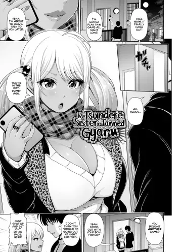 My Tsundere Sister Is a Tanned Gyaru manga cover