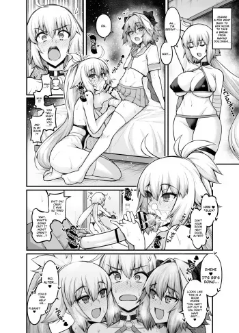 Jeanne Alter in Sex shinai to Derarenai Heya manga cover