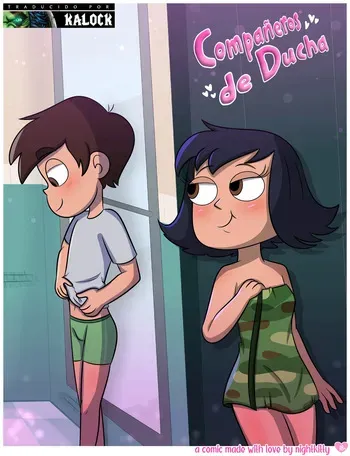 [Nightkitty] Compañeros de Ducha (Star vs. the Forces of Evil) (Spanish) [kalock] manga cover
