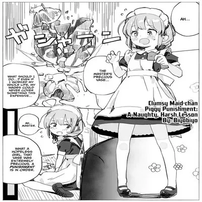 Dojikko Maid-chan Buta-san Ecchi de Kitsui Oshioki [Original] manga cover