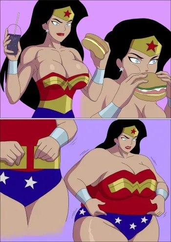 (Zetarok) Wonder Woman Mega Muscle manga cover