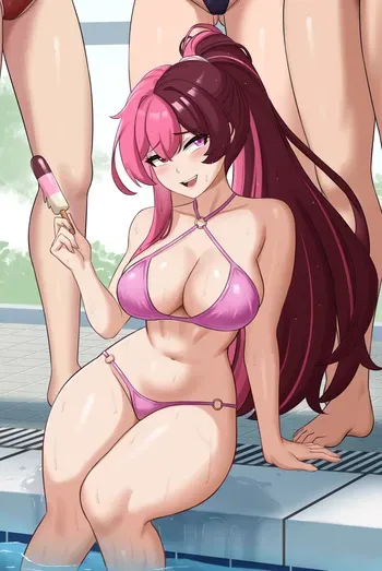 (Cslucaris) Exclusive: Neo’s found some trouble at the pool(RWBY Futa) manga cover