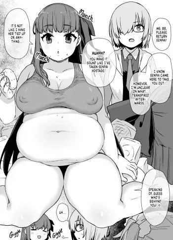 FGO Obese Gudako & BB manga cover