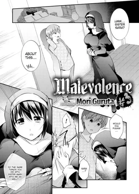 Malevolence #3 manga cover