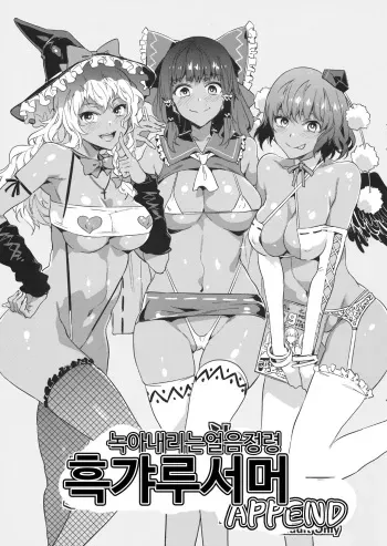 (Shuuki Reitaisai 4) [Alice no Takarabako (Mizuryu Kei)] Torokeru Hyousei Kuro Gal Summer Append | 녹아내리는 얼음정령 흑갸루서머 APPEND (Touhou Project) [Korean] manga cover