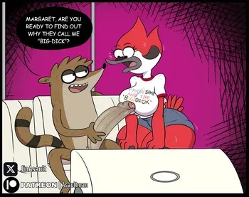 [JinAsault] Typical of B1gD1ck and Mordesimp (Regular Show) manga cover