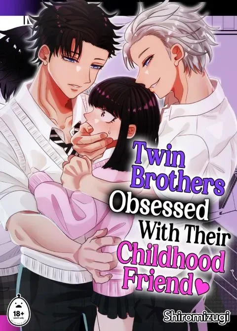 Twin Brothers Obsessed with their Childhood Friend manga cover
