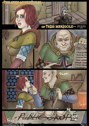 [Nikraria] The Sexy Adventures of Triss Merigold (The Witcher) manga cover