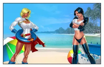 [Justin Long] Powergirl vs Feedback I & II manga cover