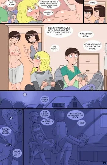 [Nobody in Particular] Sleepover Raiders manga cover