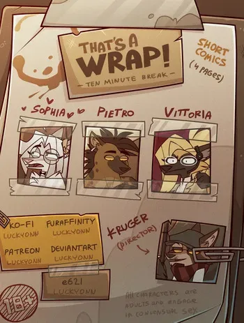 [LuckyOnn] That's a Wrap! Ten Minute Break (W/ Extras) manga cover