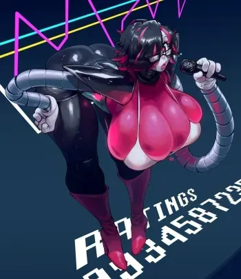 [eigaka] Female Mettaton (Undertale) manga cover